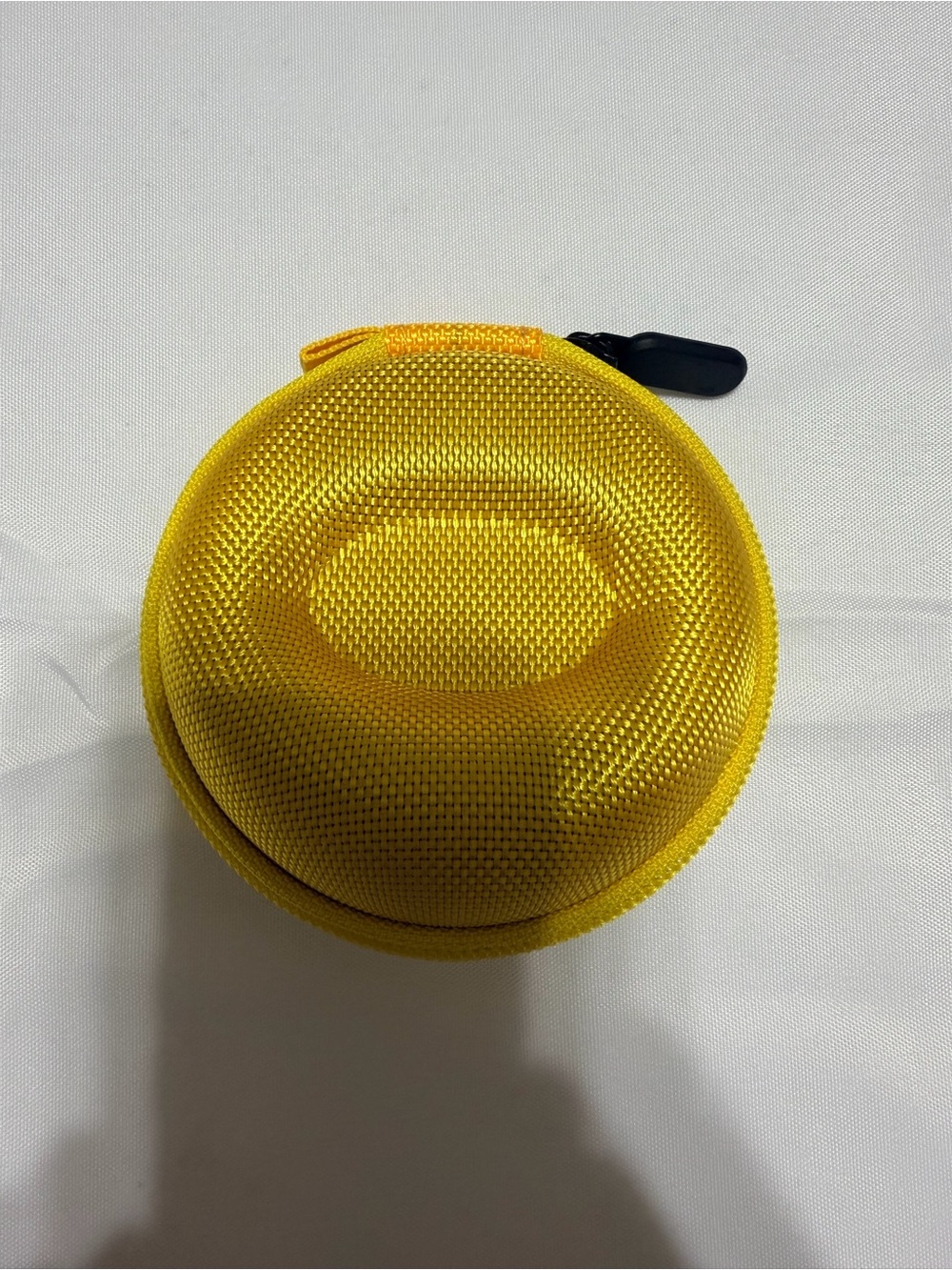 Invicta Bright Yellow Round Zippered Travel Case - Picture 2 of 3